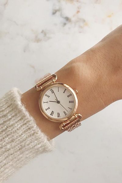 OQQO Arwen Rose Cord - Women's Wristwatch