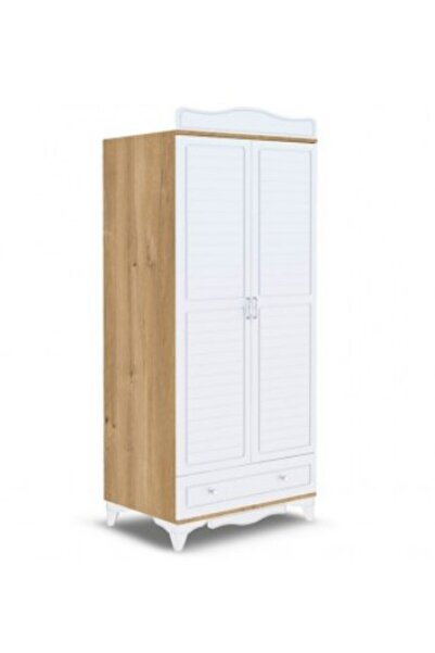BabyHope 971-57 Santana Iki Kapılı Gardırop -bebek Dolabı
