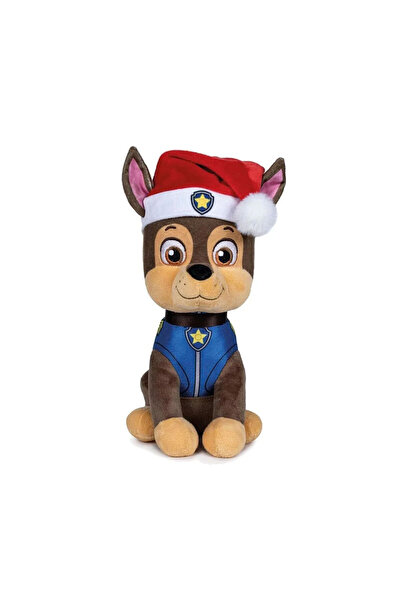 PAW PATROL Yılbaşı Serisi 27 Cm Peluş Chase 760022375