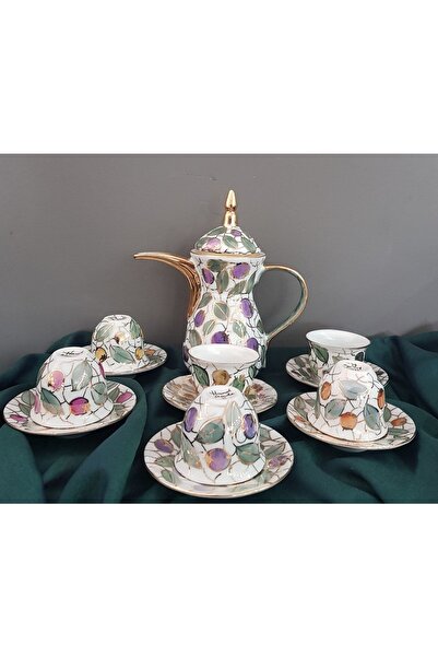 BY.RAYKA PORSELEN El Dekor Porselen El Boyaması Zemzem&mırra Seti