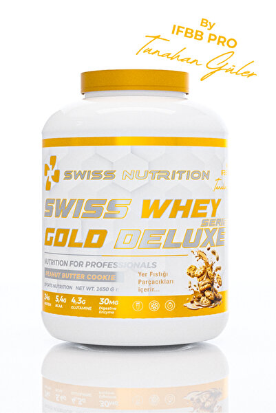 Swiss Nutrition Swiss Whey Gold Deluxe Series by Tunahan Güler| Peanut Butter...