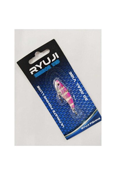 RYUJI Mirror Vib 9gr / 4.5cm Jig Yem - PİNK ZEBRA GLOW
