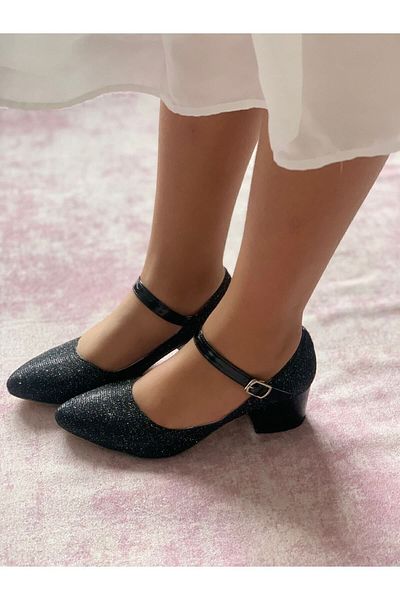 MİA MONDO Rochie de seara cu sclipici Pantofi copii