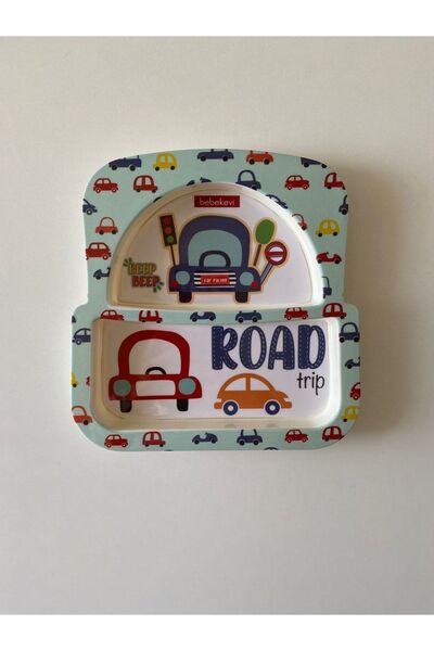 Genel Markalar Iki Bölmeli Melamin Bebek Tabağıiki Bölmeli Melamin Bebek Tabağı