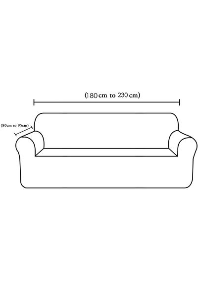BONJOUR MADAME Velvet Sofa Cover - Non-Pilling, Seat Cover and Cover Set