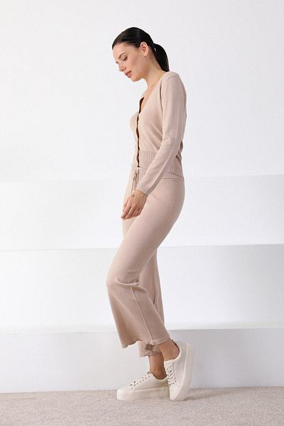 Ferraro Women's Nougat Pipe Leg Knitwear Pants