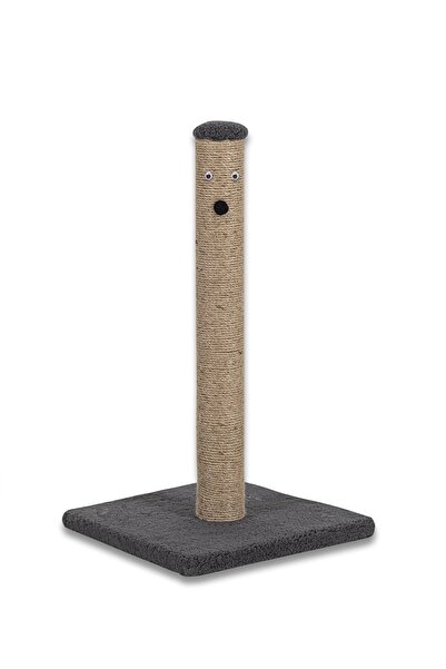 BRT Pet Gray Plush Cat Scratch Board - 52 cm