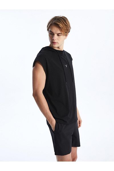 LC Waikiki XSIDE DRY-TECH - Men's Hooded Short Sleeve T-Shirt