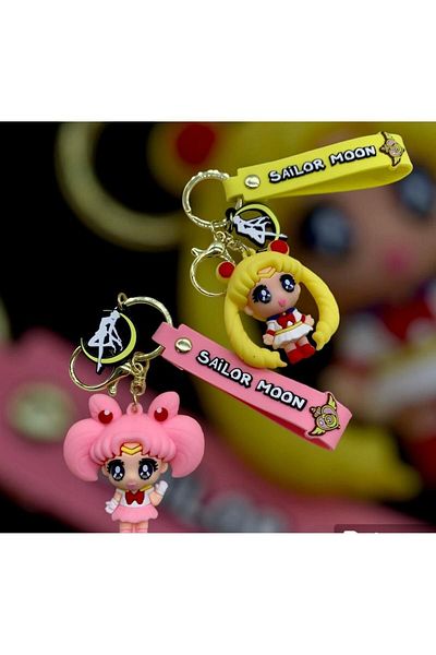 Meyra Accessories 1pcs cute anime hatsune mini-figure bag accessory keychain 3D quality hatsune keychain