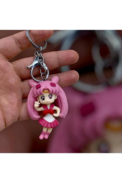 Meyra Accessories 1 adet sevimli anime hatsune mini figürlü çanta aksesuarı anahtarlık 3D kaliteli hatsune anahtarlık