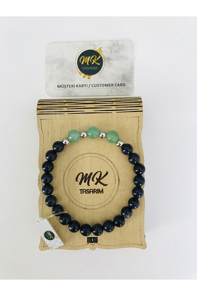 MK tasarım Aventurine Stone - Real Star Bracelet Mkt39006