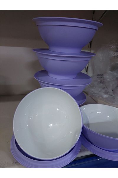 Tupperware Set of 6 Clear Bowls