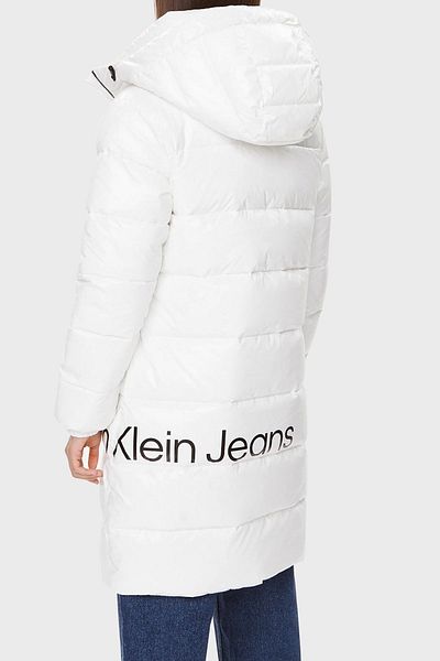 Calvin Klein Regular Fit Hooded Long Puffer Jacket J20J221902YBI