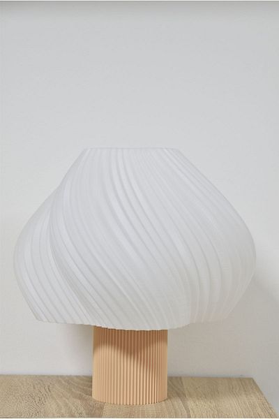 Deep Teknoloji Modern Beige Creamaura Lampshade - 1 E27 Plastic Beige