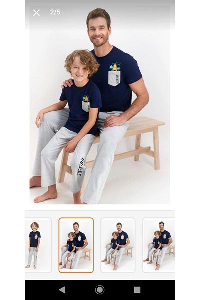Rolypoly Καλοκαιρινές πιτζάμες Father Son