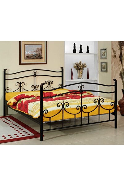 Metalia Hünkar Ferforje Karyola Siyah 160x200