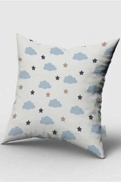 Bebemotto Blue Clouds, Double Sided, Imported Velvet Fabric, Children's Baby ...