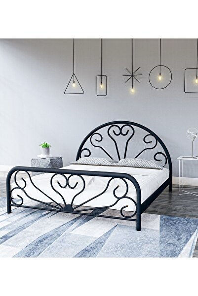 Metalia Gm 300 Baby Siyah Çift Kişilik Metal Karyola 140x190