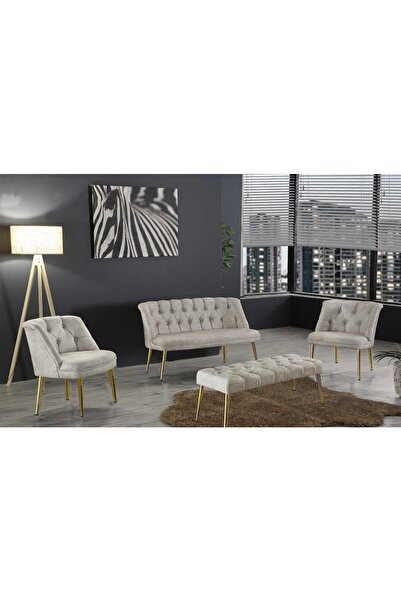 ElizzanMobilya Nev Elizzan Garden Metal Çay Seti