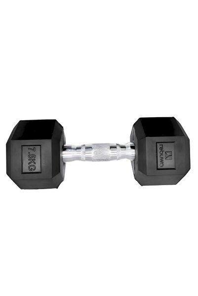 Rebuwo Hex Dambıl 7.5 Kg 1 Adet Kauçuk Altıgen Dambıl Hex Dumbbell