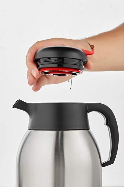 Cooker 2 Litre Çift Kat Paslanmaz Çelik Termos 12-24 Saat Soğuk, 8-12 Saat Sıcak Tutma