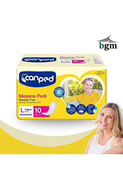 bgm Canped Kadın Mesane Pedi Yoğun 10 Adet -l- Idrar Kaçırmaya Özel