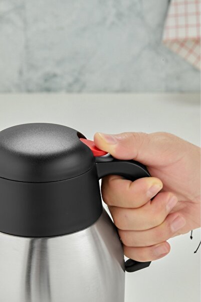 Cooker 2 Litre Çift Kat Paslanmaz Çelik Termos 12-24 Saat Soğuk, 8-12 Saat Sıcak Tutma