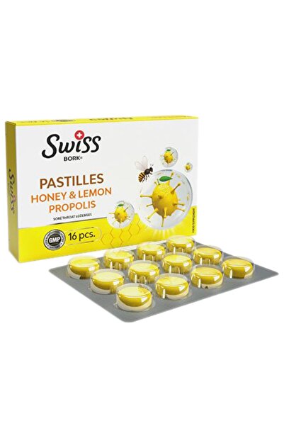 Bork Swiss Natural Bork Bal Limon Propolis Pastil 16'lı