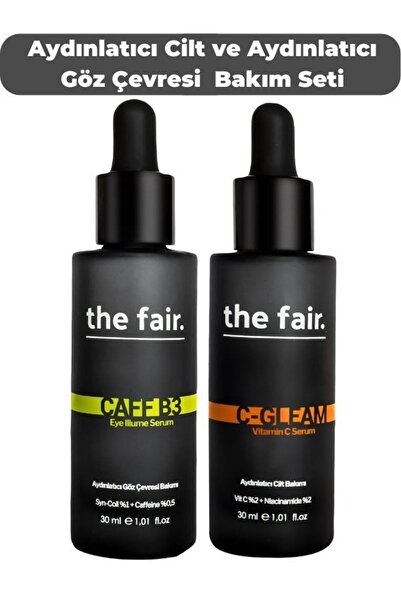 the fair. Ton Eşitleyici Aydınlatıcı Yüz ve Göz Çevresi Bakımı Seti