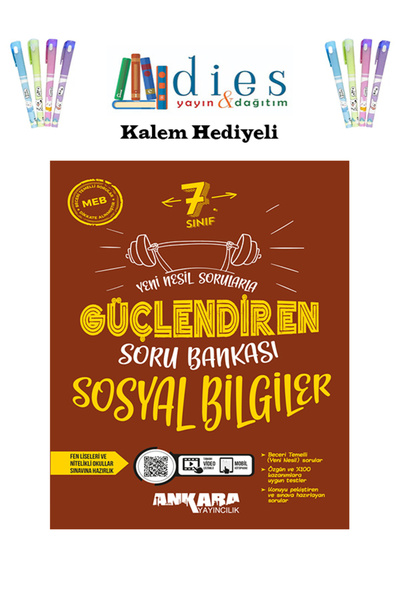 Ankara Yayıncılık Ankara Yayınları 7. Sınıf Sosyal Bilgiler Güçlendiren Soru ...