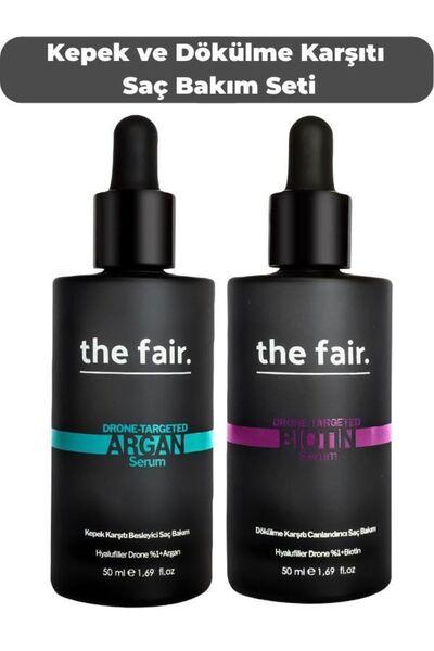 the fair. Vegan Hair Care Set - Anti-Dandruff and Anti-Shedding, 100 ml