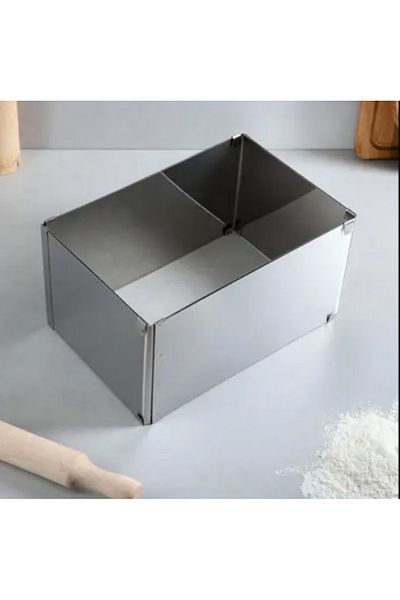 Nar kalıp 18-35x24-46 cm Adjustable Cake Mold - Pomegranate, Rectangular, Depth15cm