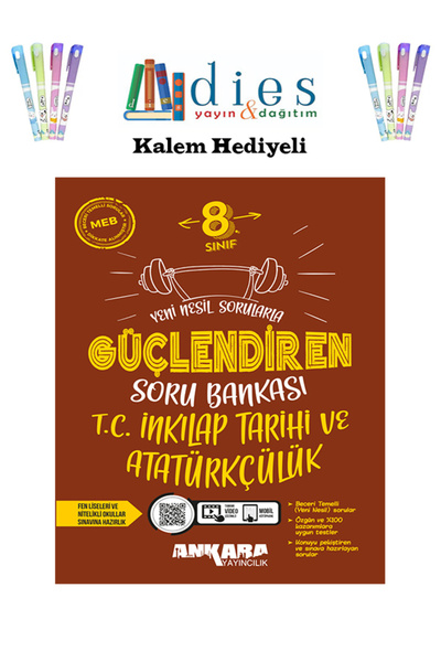 Ankara Yayıncılık Ankara Yayınları 8. Sınıf T.C. İnkılap Tarihi Güçlendiren S...
