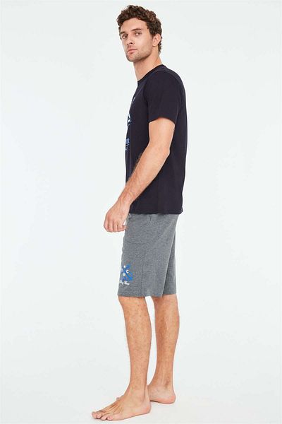 Mod Collection Σετ πιτζάμες ανδρικό σορτς Navy Blue 3834