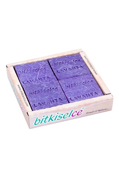bitkiselce صابون طبيعي بزيت اللافندر - صابون مصنوع يدويًا بمكونات طبيعية 100% للبشرة الحساسة 405 جرام