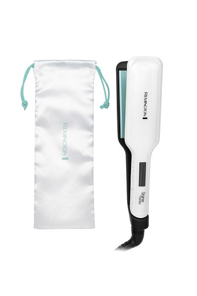 Remington S8550 Shine Therapy مكواة فرد الشعر ذات اللوحة العريضة