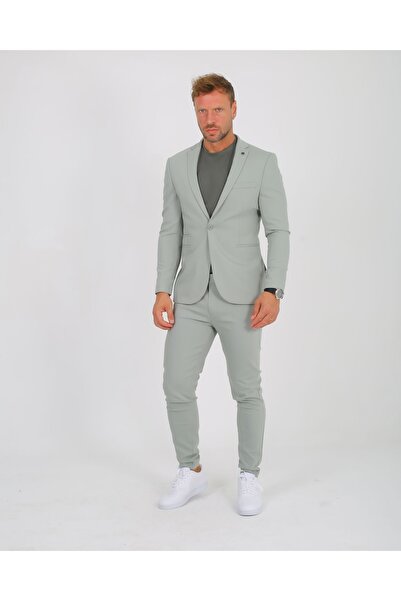 ACTUAL Fistik Patterned Men's Suit - 26prd-22