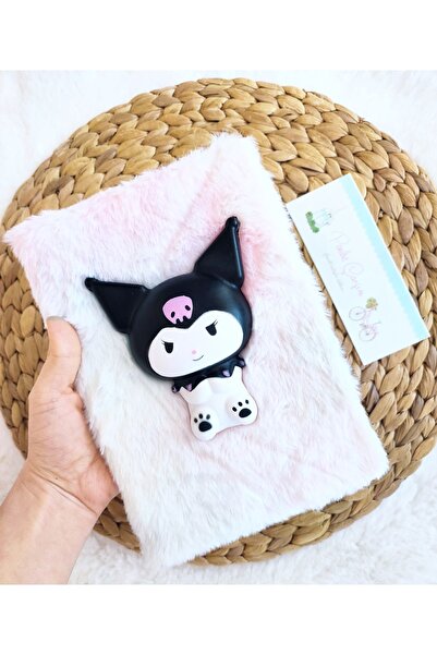 Pembe Çarşı Caiet Sanrio Plush Furry Squishy (Dungi) 1 bucată Kuromi, My Melo...