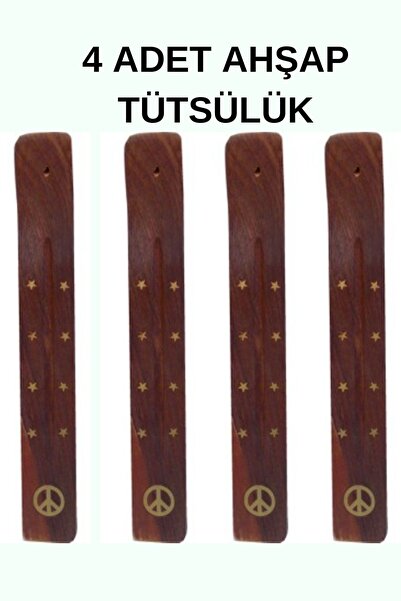 NEON PLUS 4 Adet Ahşap Tütsü Kayığı, Tütsülük