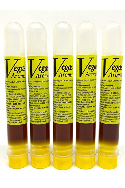 Vegas Aroma Anason Yağı Altın Seri - 5 Adet 10 ml Anason Kiti - 11 Litre Bitm...
