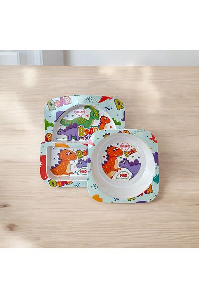 Mamaloop Melamine Food Plate Set