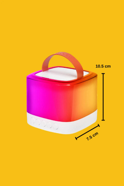 Maybax Karaoke Makinesi TF Kart Destekli Bluetooth Wireless Karaoke Mikrofonlu 1200mAh Taşınabilir Speaker