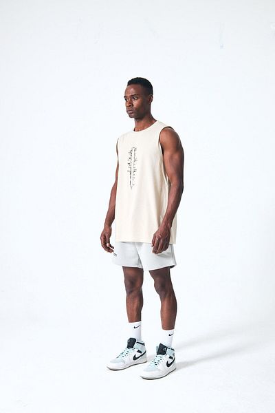 FAST EFFECT WEAR قميص داخلي من الخلف والأمام مع طباعة "ختم" منقوشة