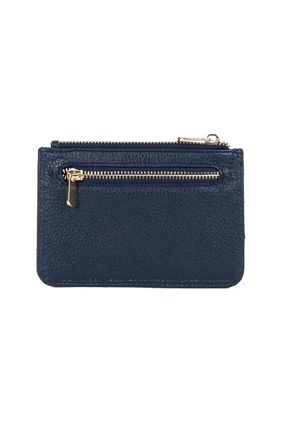 Contact’S Torre - Ανδρικό πορτοφόλι από γνήσιο δέρμα Anti-RFID Prestige Navy Blue