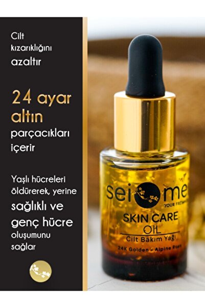 Sei Mei Seimei 24 K Skin Care Oil Altın Parçacıklı Cilt Bakım Yağı ( Cilt Bak...