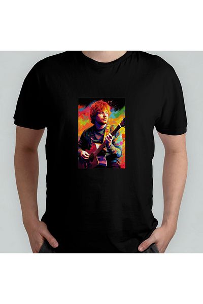 Pixxa Μπλουζάκι Ed Sheeran Crew Neck 100% βαμβάκι - 1