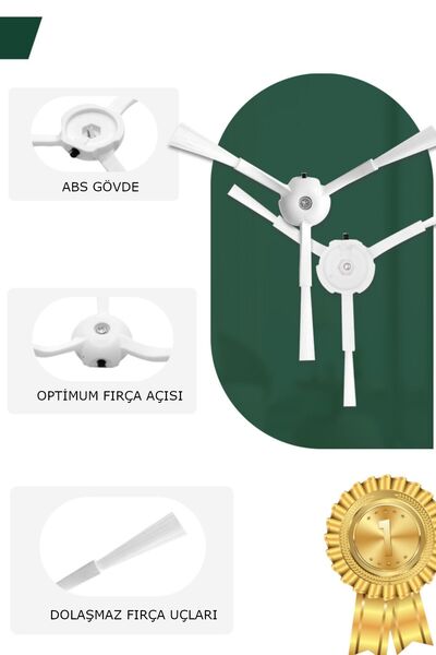 küche&haus متوافق مع Roborock Ultra S8 MaxV Q5 Pro Q5Pro+Q8+ Q8Max+ فرشاة جانبية