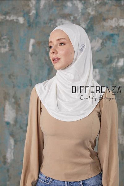 Differenza Bonnet simplu cu hologramă ecru
