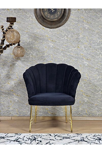 ZAFİR Tekli Gold Kaplama Tel Ayak Papatya Çay Seti Koltuk Takımı , Balkon, Salon, Ofis, Cafe Koltuk Takımı