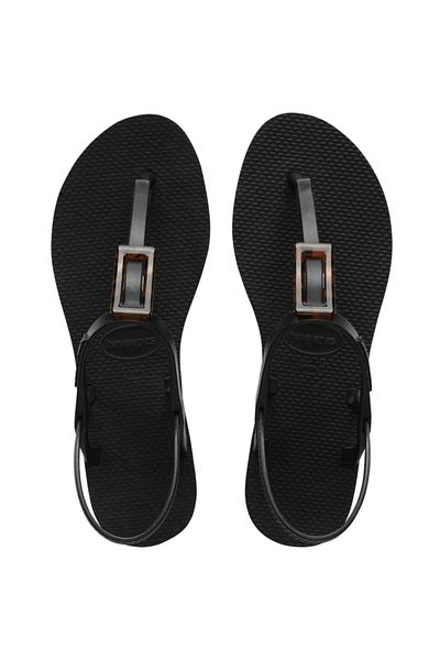 Havaianas Papuci de damă Paraty Buckle Turtle Black - 4148917 -0090
